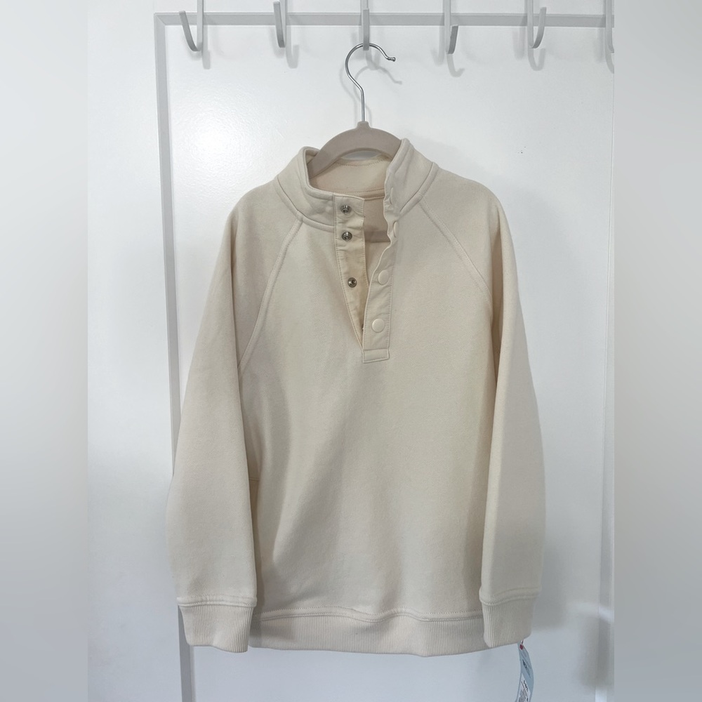 NWT Girls Cream Sweatshirt